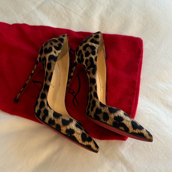 Christian Louboutin Leopard Print Heels - Picture 10 of 10